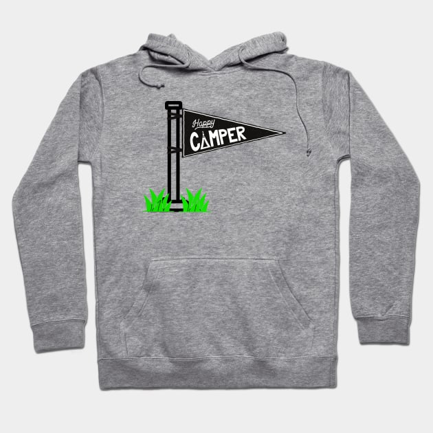 Happy Camper! Outdoor Camping Hoodie by Bushveld Nights